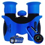 Living Squad Kids Binoculars 8x21 - Shock Proof Toy Binoculars Set - High Resolution & Real Optics for Bird Watching, Hunting & Hiking- Birthday Present for Girls & Boys, Top Outdoor Gift for Children