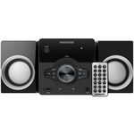 3-Piece CD Shelf System Digital PLL FM Stereo Radio with Bluetooth