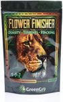GreenGro Flower Finisher - Organic NPK Fertilizer & Big Bloom Booster for Plants in Flower/Ideal Nutrients to Maximize Yields/P-K Booster Phosphorus Fertilizer/Denser & Bigger Buds (2 lb)