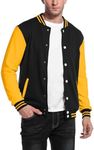 COOFANDY Mens Fashion Varsity Jacke