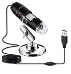 S2 USB 8 Led 1X-500X Digital Microscope Endoscope Magnifier Video Camera Real 2Mp