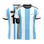 YOURJERSEY ARG Customized and Personalized Football Jersey with Name & Number 2024 (X-Large) Yellow