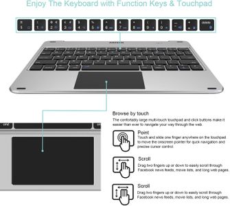 Arteck iPad Keyboard Case – Compatible with 10th & 11th Gen