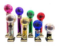 County Engraving Personalised Glitter Ball Disco Ball Dance Gymnastics Multi Sport Trophy Award - Enter Your Own Custom Text… (170mm)