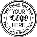 Custom Business Logo Double Round B