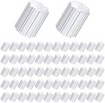 TOAOB 100pairs Earring Safety Backs Clear Rubber Earrings Stoppers 2.5mm for Earrings Making