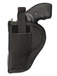 Barsony Holsters and Belts Charter Arms Rossi Ruger LCR S&W .22 .38 .357 Revolver Draw Outside The Waist Band, Black, Left Hand, Size 2