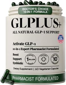 GLP-1 Supplement for Women and Men | Hunger & Metabolism Support - Pharmacist Formulated Support | 10-in-1 Probiotic and Prebiotic (60 Capsules)