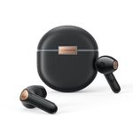 SoundPEATS Air4 Wireless Earbuds AptX Adaptive LossLess Compatible with Snapdragon Sound, Qualcomm QCC3071 Earphones Bluetooth 5.3 Semi in Ear with 6 Mics, 26 Hours, Multipoint Connection Black