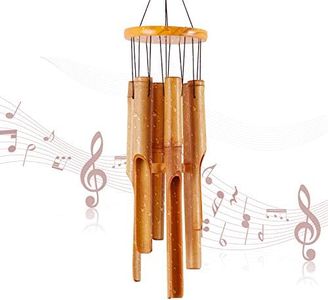 Moptrek mboo Wind Chimes Memorial Gifts - Wood Wind Chime - Large Indoor Outdoor Wooden - 32" Wind Chimes for Garden, Yard,Patio and Home Décor