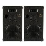 Goldwood Sound DPI-1200C/8 Passive 12" Speaker Pair 3-Way PA DJ Karaoke Home Audio