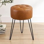 LUE BONA Faux Leather Vanity Stool 