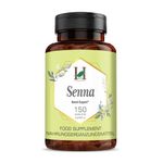 H&C Senna Leaves Caplets (Cassia angustifolia) - 750 mg, 150 Counts | for Acute and Short-Term Constipation