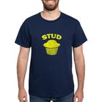 CafePress Stud Muffin T Shirt Men's Traditional Fit Dark Casual Tshirt Navy