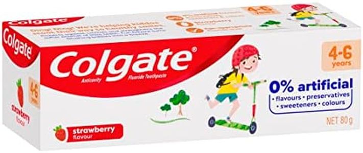 Colgate Kids Anticavity Toothpaste, 80g, Strawberry Flavour, For Children 4-6 years