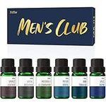 Men's Club Set of Fragrance Oils, MitFlor Premium Scented Oils for Candles Making, Diffuser, Perfume, Aromatherapy Oils Gift Set, Soap Making Scents, Spice Bomb, Smokey Leather, Oud Tabacco, and More