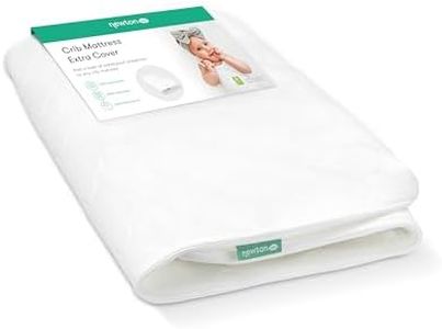 Newton Baby Crib Mattress Spare Cover | 100% Breathable Proven to Reduce Suffocation Risk, Safe, Machine Washable, Non-Toxic, Rest Easy - Cloud White (Cover ONLY)