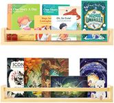 32 Inch Nursery Shelves,Set of 2 Nursery Bookshelves,Floating Nursery Shelves,Baby Nursery Room Decor,Toys and Books Storage Organizer Bookshelves for Kids