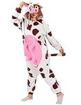 Adult Cow One-Piece Pajamas Animal 