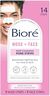 Biore Deep Cleansing Blackhead Remover Nose Strips and Face Pore Strips Combo, Pack of 14
