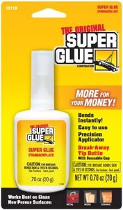 Super Glue - Break Away Tip - 20g Bottle - (Pack of 12)