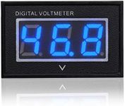 Waterproof Monitor 24V 36V 48V Golf cart Voltmeter Blue Digital Voltage Meter Battery Gauge DC6.8-60V