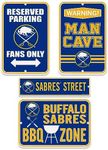 Buffalo Sabres Fan Four Pack Sign Set