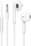 TICONN Headphones, Wired Headphones with Microphone and Volume Control, In-Ear Headphones, Compatible with Most 3.5mm Devices, With Android/PC/Tablet