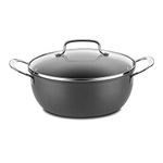 Cuisinart 650-26CP Chef's Classic Nonstick Hard Anodized 5-Quart Chili Pot with Cover, Aluminum, Black