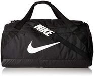 NIKE Brasilia Duffel Bag, Black/Bla