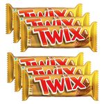 Twix Caramel Cookie Chocolate Bar | Loaded with Soft Nougat, Chewy Caramel, & Crunchy Cookie | Premium Chocolate Pack for Sharing with Family & Friends | 50g | Pack of 6