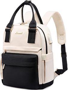 LOVEVOOK - Zaino da donna piccolo, impermeabile, zaino 2 in 1, da città, con porta di ricarica USB, mini zaino da donna, elegante, per il tempo libero, la scuola, i viaggi, il lavoro, 11 pollici,