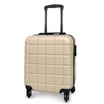 AVIO Atlas Cabin Suitcase 45x36x20cm - Lightweight Double-Wheel Luggage Bag w/Combi Lock, 3 Internal Pockets, Telescopic Handle w/ 3 Heights - Durable ABS Hard Shell RyanAir, EasyJet, British Airways