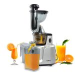 Libra Cold Press Juicer Machine, 48 RPM Whole Slow Juicer Cold Pressed Fruit Juicer with 240 Watts Powerful Motor, All-in-1 Cold Press Juicer for Home for All Fruits and Vegetables (Silver)