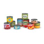 Melissa & Doug Let’s Play House! Grocery Cans (Pretend Play, Pop-Off Lids, Sturdy Cardboard Construction, 10 Cans, Great Gift for Girls and Boys - Best for 3, 4, 5, and 6 Year Olds)