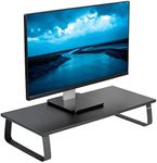 VIVO Black Wood 24 Inch Wide Deskto