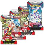 POKEMON TCG: Scarlet & Violet Sleeved Booster Packs - 8 Packs (80 Cards)