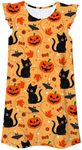 Funnycokid Girls Halloween Nightgow