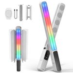 ZHIYUN CINEPEER CF100 100W RGB Light Stick Handheld LED Video Light Wand 2700K-6500K CRI 96+ TLCI 98+ Portable Fill light with 6 Light Effect Continuous Output Lighting Photography Tube Lighting Combo