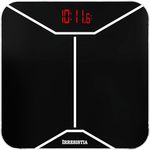 IRRESISTIA Bathroom Scales for Body Weight - Digital Weighing Scales with Ultra Accuracy and Consistency - Measure kg/lbs/stones - 2Yr Guarantee - Black BW26i