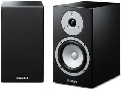 Yamaha NS-BP301 Pair of Bookshelf Speakers with 2-Way Bass Reflex System, Black