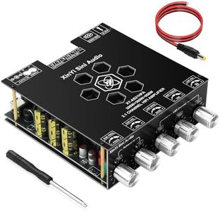 Daakro AS21HPA 2.1 Channel Bluetooth Amplifier Board, 300W*2+600W Peak Power Home Audio Amplifier Board, Amp Wide Voltage Input 19-51V,Supports USB/AUX/BT Input for DIY Wireless Speaker