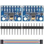 DKARDU 2 pcs GY-291 ADXL345 IIC/SPI Digital 3-Axis Acceleration of Gravity Tilt Module with pinheader Dupont Cable for Arduino