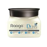 Raaga Professional De-Tan Pack with Kojic, Lactic Acid & Arbutin | Tan Removal Cream | Dermatologically Tested, Peroxide, Hydroquinone & Sulphate Free Face Pack- 500g