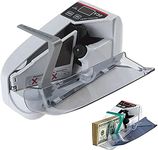 Cash Money Counting Machine, Mini Bill Counters, Portable Handy Money Cash Banknote Counter AC Or Battery Powered Suitable for Multi-Currency(Used Globally),EU Plug,UK plug