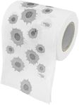 Fairly Odd Novelties Funny Toilet Paper - Bullet Holes Design Printed Novelty Toilet Paper