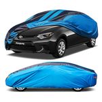 Kaugung Car Cover Waterproof Custom Fit Toyota Corolla（2006-2024）, Full Exterior Cover for Automobiles Lightweight Resistant Outdoor Sun UV Rain Dust Snow Wind Protection.