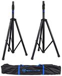 Rockville RVSS3 Pair Tripod DJ PA Speaker Stands Push Button Air Lowering System