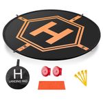 AURTEC Universal Drone Landing Pad 32 inch (80cm) with Night Vison LED Lights, Fast-Fold Waterproof Helipad for All Types of Drones including DJI Mini/Air/Mavic/Avata, Holy Stone, Autel and More