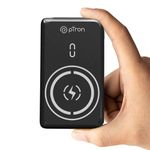 pTron Dynamo Arc 10000mAh 22.5W USB Fast Charging Nano Power Bank, 15W Magnetic Wireless Charging, 20W PD/Type C Fast Charging, 3 Outputs/1 Input, Multiple Layers of Protection & BIS Certified (Black)